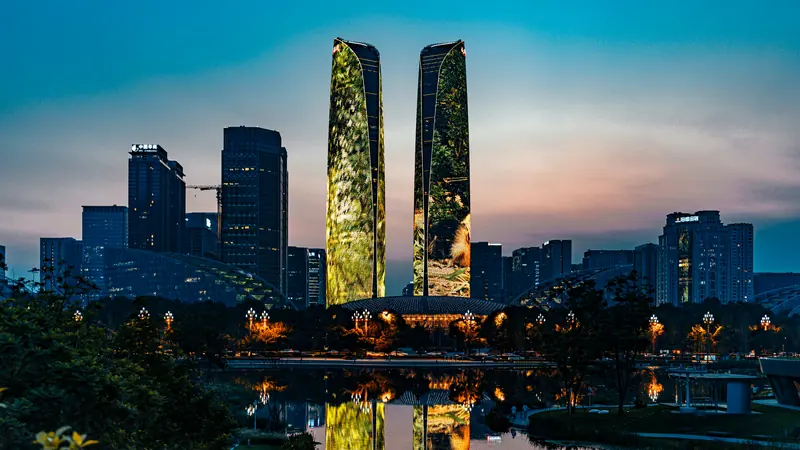 청두 풍경